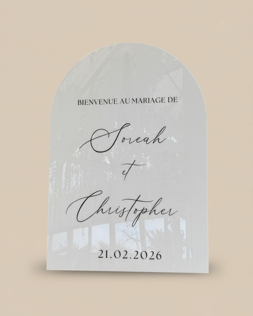 Panneau de bienvenue Instant Signature